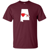 Luv'N Alabama Basic Silhouette T-Shirt