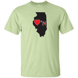Luv'N  Illinois Basic Silhouette T-Shirt