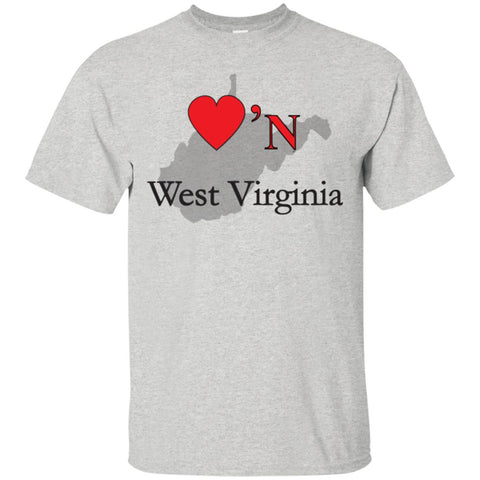 Luv'N West Virginia Premium Design Silhouette T-Shirt
