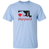 Luv'N Maryland Basic Silhouette T-Shirt