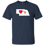 Luv'N Nebraska Basic Silhouette T-Shirt