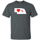 Luv'N Nebraska Basic Silhouette T-Shirt