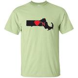 Luv'N Massachusetts Basic Silhouette T-Shirt