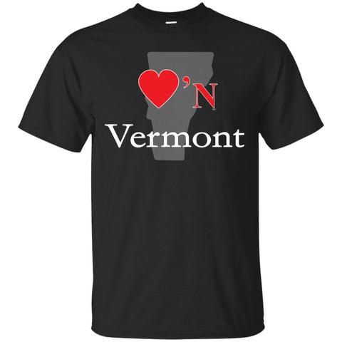 Luv'N Vermont Premium Design Silhouette T-Shirt