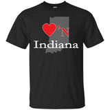 Luv'N Indiana Premium Design Silhouette T-Shirt