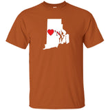 Luv'N Rhode Island Basic Silhouette T-Shirt