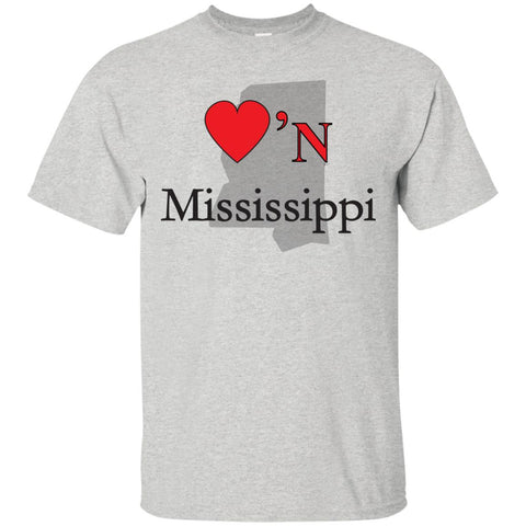 Luv'N Mississippi Premium Design Silhouette T-Shirt