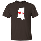 Luv'N Mississippi Basic Silhouette T-Shirt