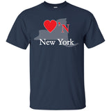 Luv'N New York Premium Design Silhouette T-Shirt