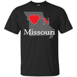 Luv'N Missouri Premium Design Silhouette T-Shirt