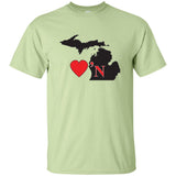 Luv'N Michigan Basic Silhouette T-Shirt