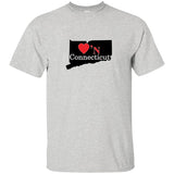 Luv'N Connecticut Basic  Silhouette T-Shirt