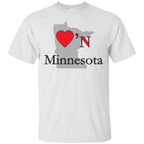 Luv'N Minnesota Premium Design Silhouette T-Shirt