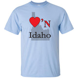 Luv'N Idaho Premium Design Silhouette T-Shirt