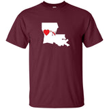 Luv'N Louisiana Basic Silhouette T-Shirt