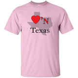Luv'N Texas Premium Design Silhouette T-Shirt