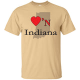 Luv'N Indiana Premium Design Silhouette T-Shirt