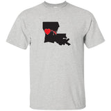Luv'N Louisiana Basic Silhouette T-Shirt