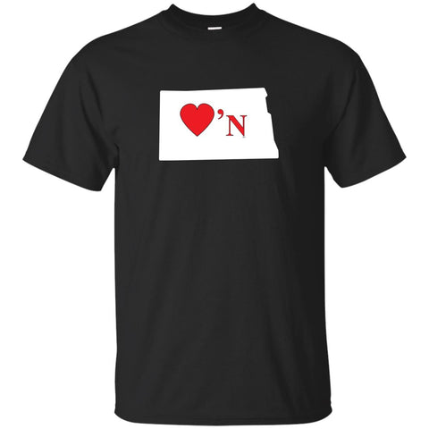 Luv'N North Dakota Basic Silhouette T-Shirt