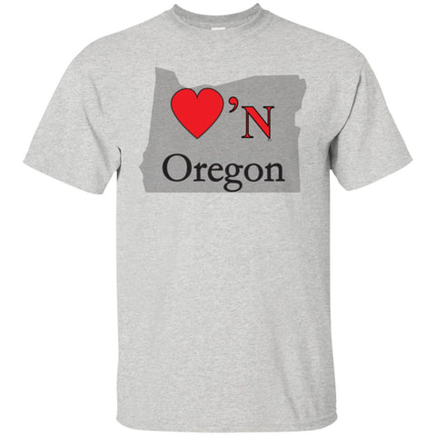 Luv'N Oregon Premium Design Silhouette T-Shirt