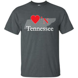 Luv'N Tennessee Premium Design Silhouette T-Shirt