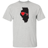 Luv'N  Illinois Basic Silhouette T-Shirt