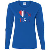 Luv'N USA Limited Edition Ladies' Cotton LS T-Shirt