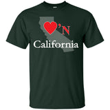 Luv'N California Premium Design Silhouette T-Shirt