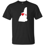 Luv'N New Hampshire Basic Silhouette T-Shirt