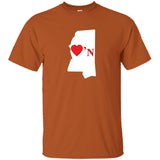 Luv'N Mississippi Basic Silhouette T-Shirt