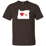 Luv'N Oregon Basic Silhouette T-Shirt