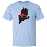 Luv'N Maine Basic  Silhouette T-Shirt
