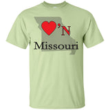Luv'N Missouri Premium Design Silhouette T-Shirt