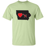 Luv'N Iowa Basic  Silhouette T-Shirt