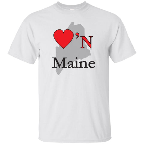 Luv'N Maine  Premium Design Silhouette T-Shirt