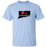 Luv'N Connecticut Basic  Silhouette T-Shirt