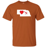 Luv'N Nebraska Basic Silhouette T-Shirt