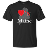 Luv'N Maine Premium Design Silhouette T-Shirt