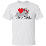 Luv'N New York Premium Design Silhouette T-Shirt