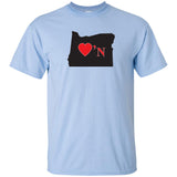Luv'N Oregon Basic Silhouette T-Shirt
