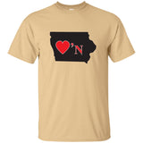 Luv'N Iowa Basic  Silhouette T-Shirt