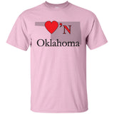 Luv'N Oklahoma Premium Design Silhouette T-Shirt